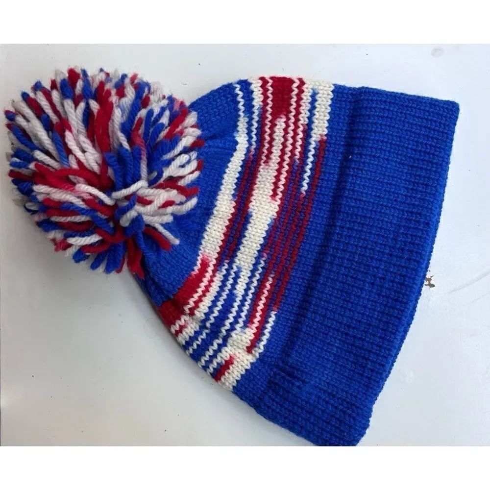 Vintage The Mountain Lid Handmade Aspen Colorado Hat Pom Pom 70s / Wool